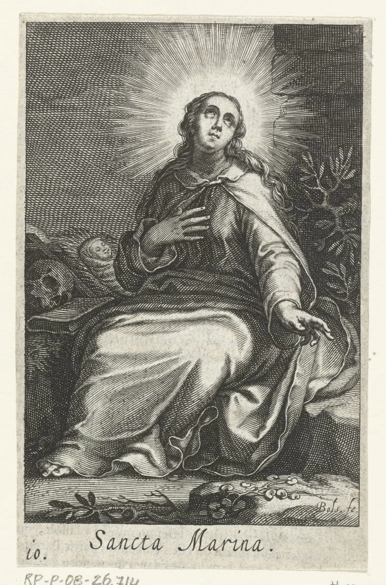 Santa Marina di Alessandria, come eremita - Rijks Museum, Amsterdam